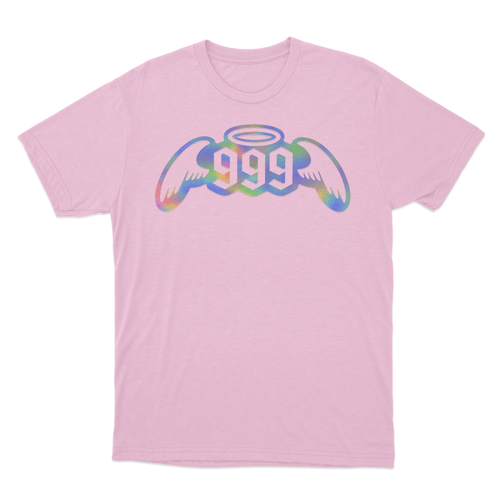 999 Angel Wings Halo Unisex T Shirt Pink 999 Angel Wings Halo Unisex T Shirt Pink