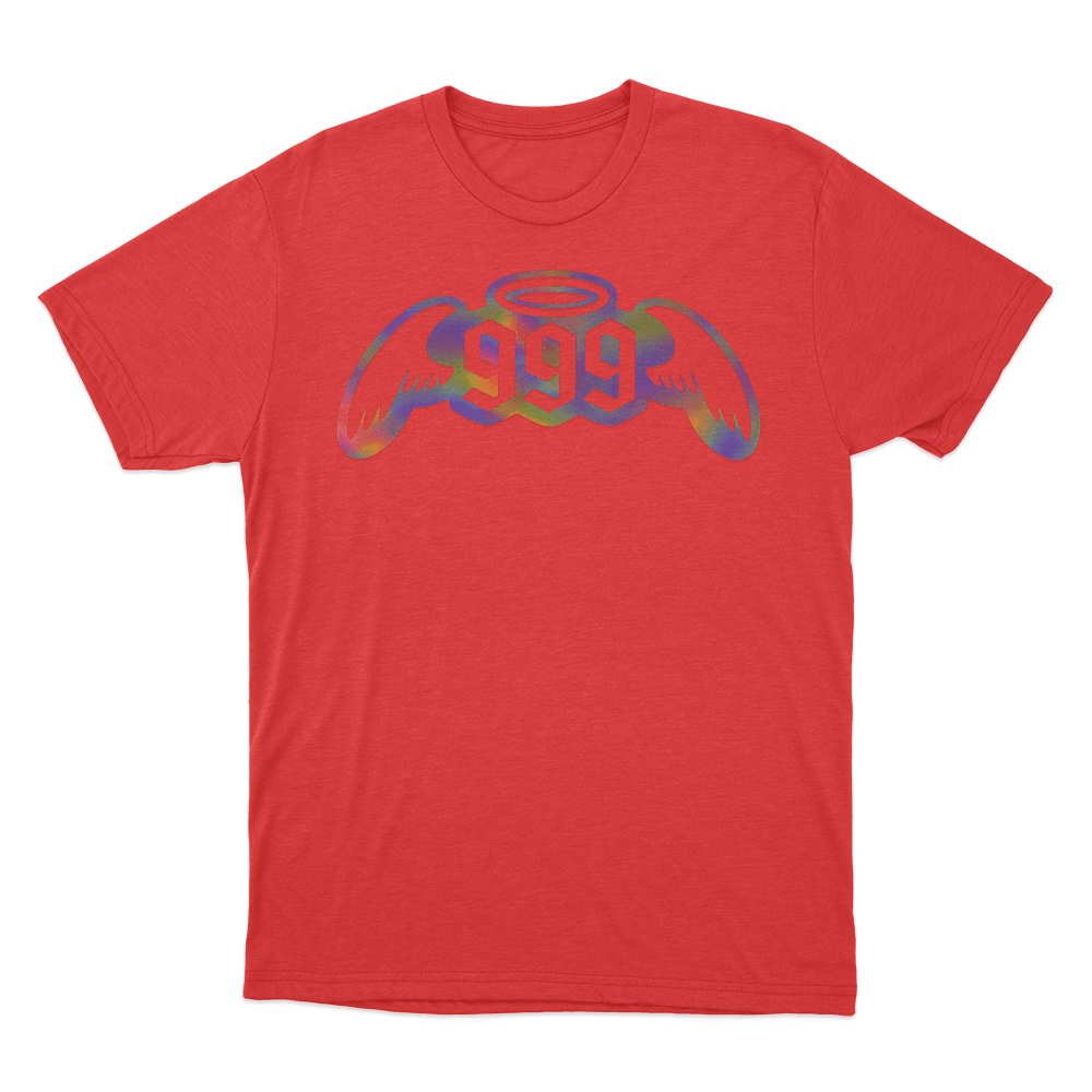 999 Angel Wings Halo Unisex T Shirt Red 999 Angel Wings Halo Unisex T Shirt Red