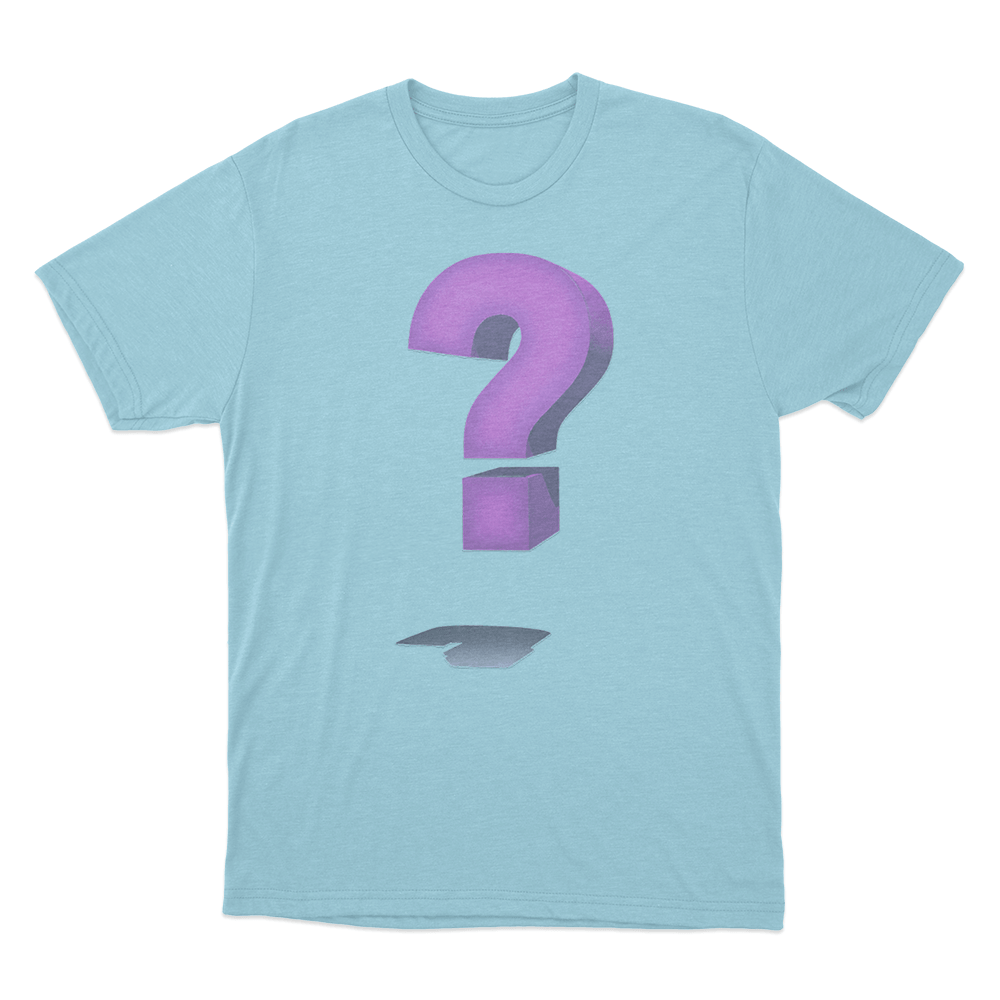 999 Mystery Unisex T Shirt Sky Blue 999 Mystery Unisex T Shirt Sky Blue