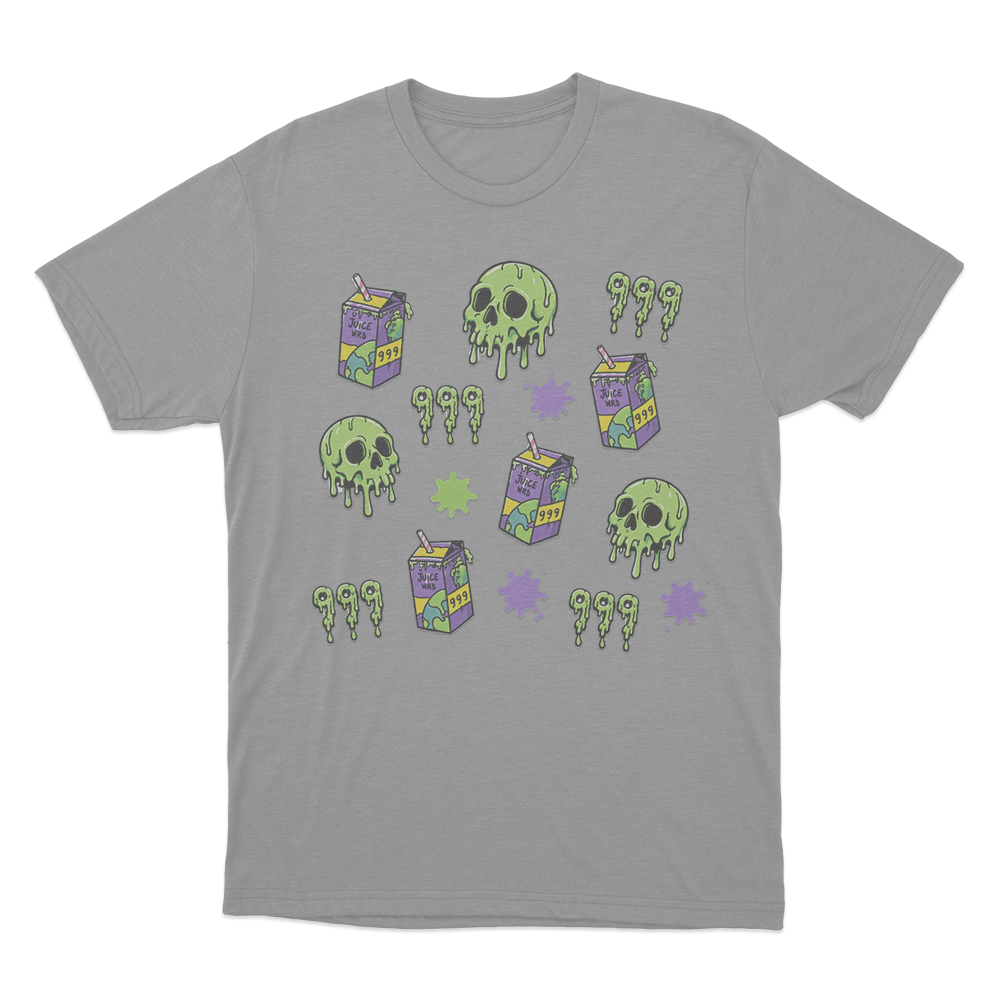 Juice Box 999 Unisex T Shirt Grey Juice Box 999 Unisex T Shirt Grey