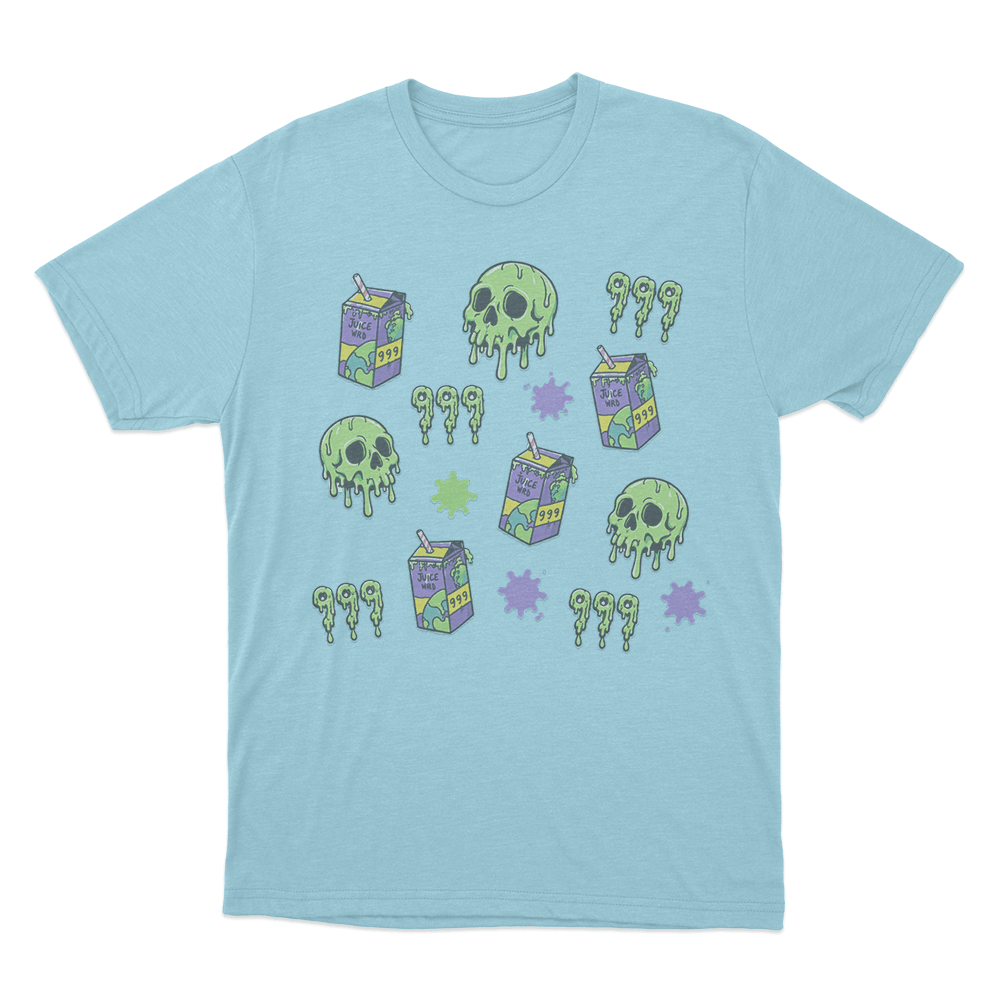 Juice Box 999 Unisex T Shirt Sky Blue Juice Box 999 Unisex T Shirt Sky Blue