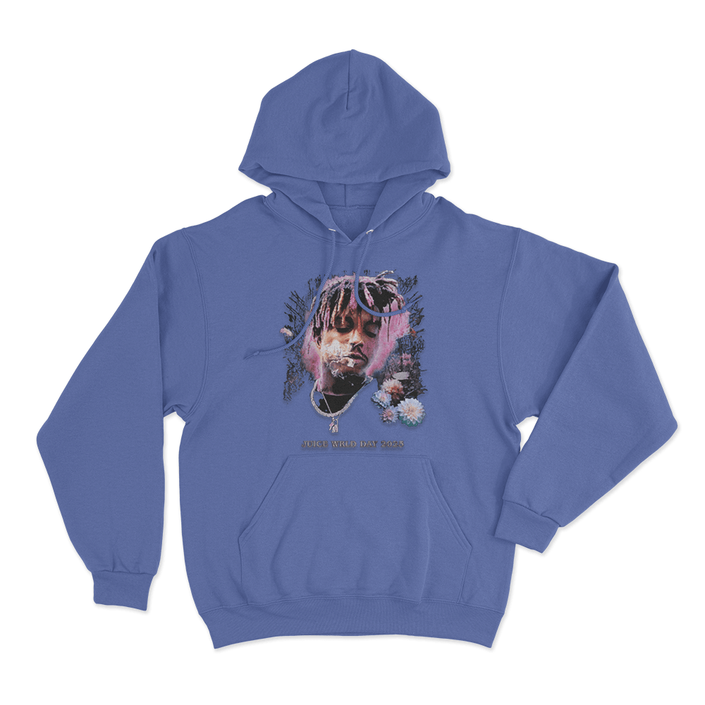 Juice Wrld 2025 Unisex Hoodie Blue Juice Wrld 2025 Unisex Hoodie Blue