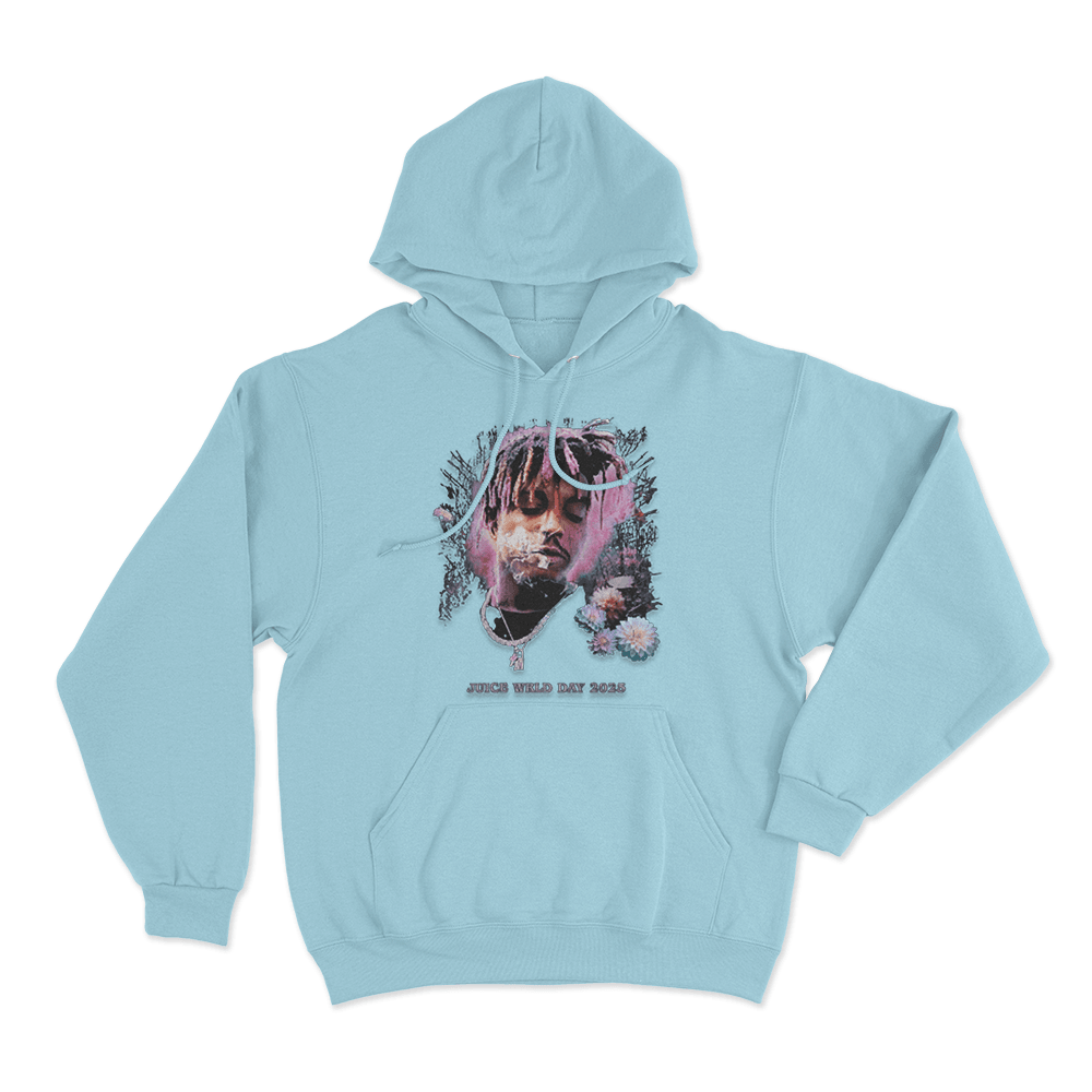Juice Wrld 2025 Unisex Hoodie Sky Blue Juice Wrld 2025 Unisex Hoodie Sky Blue