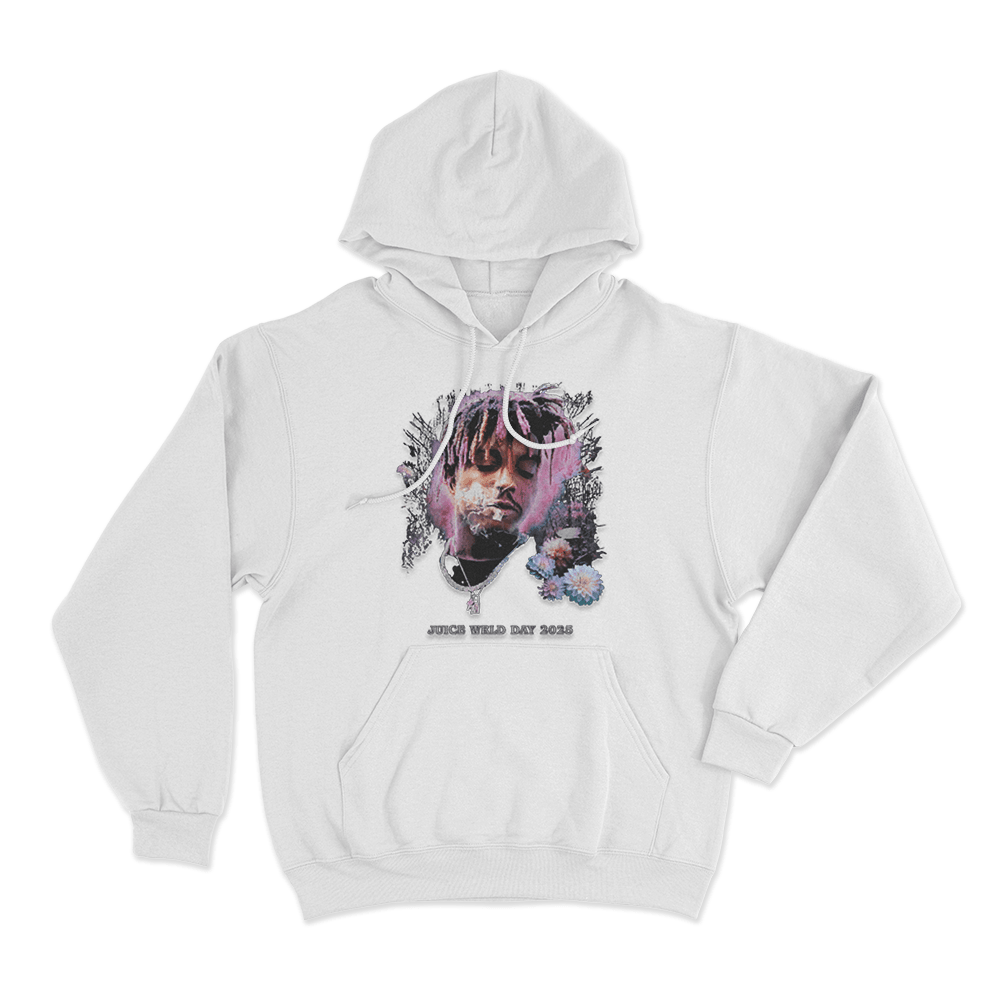 Juice Wrld 2025 Unisex Hoodie White Juice Wrld 2025 Unisex Hoodie White