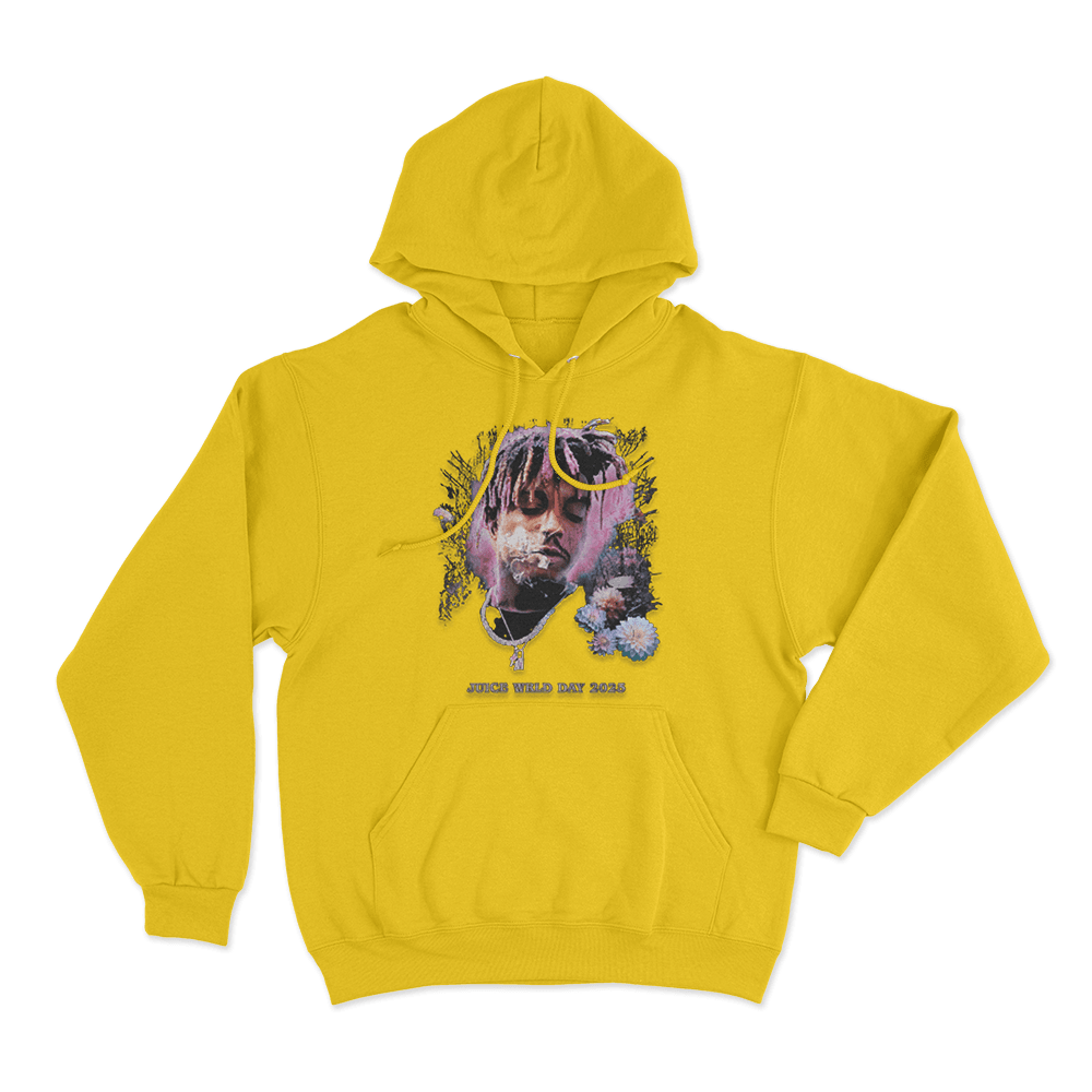 Juice Wrld 2025 Unisex Hoodie Yellow Juice Wrld 2025 Unisex Hoodie Yellow