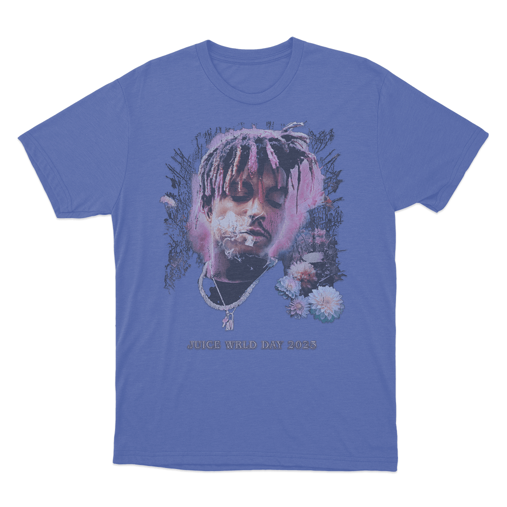 Juice Wrld 2025 Unisex T Shirt Blue Juice Wrld 2025 Unisex T Shirt Blue