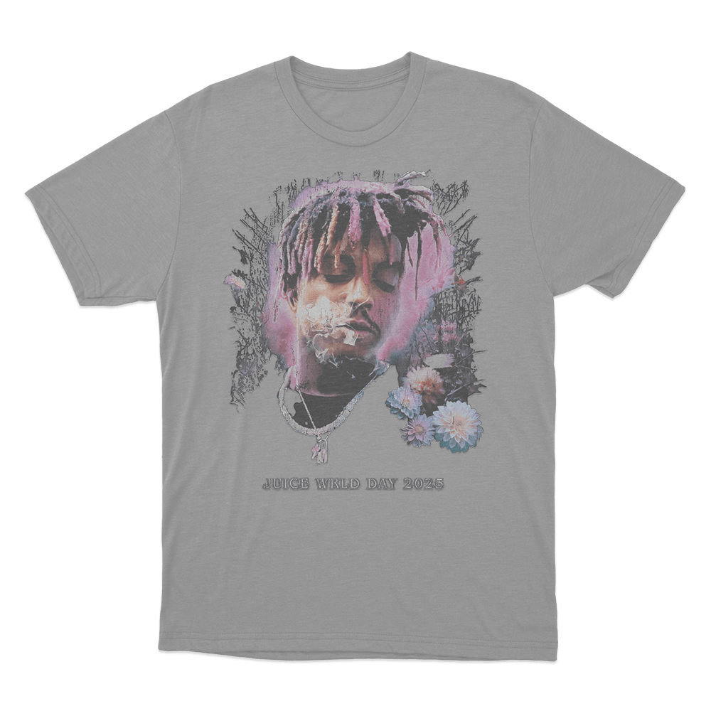 Juice Wrld 2025 Unisex T Shirt Grey Juice Wrld 2025 Unisex T Shirt Grey