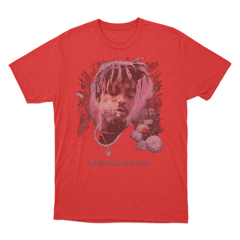 Juice Wrld 2025 Unisex T Shirt Red Juice Wrld 2025 Unisex T Shirt Red