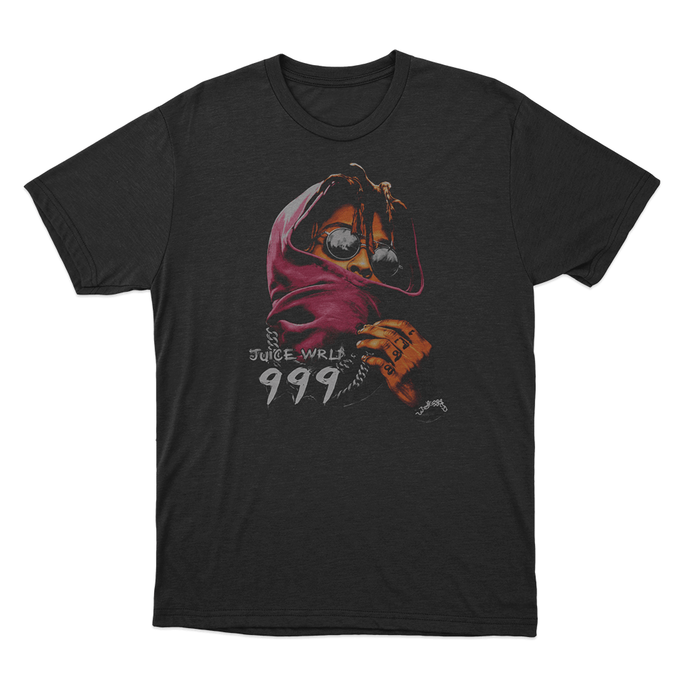 Juice Wrld ’999’ Unisex T Shirt Black Juice Wrld 999 Unisex T Shirt Black 1