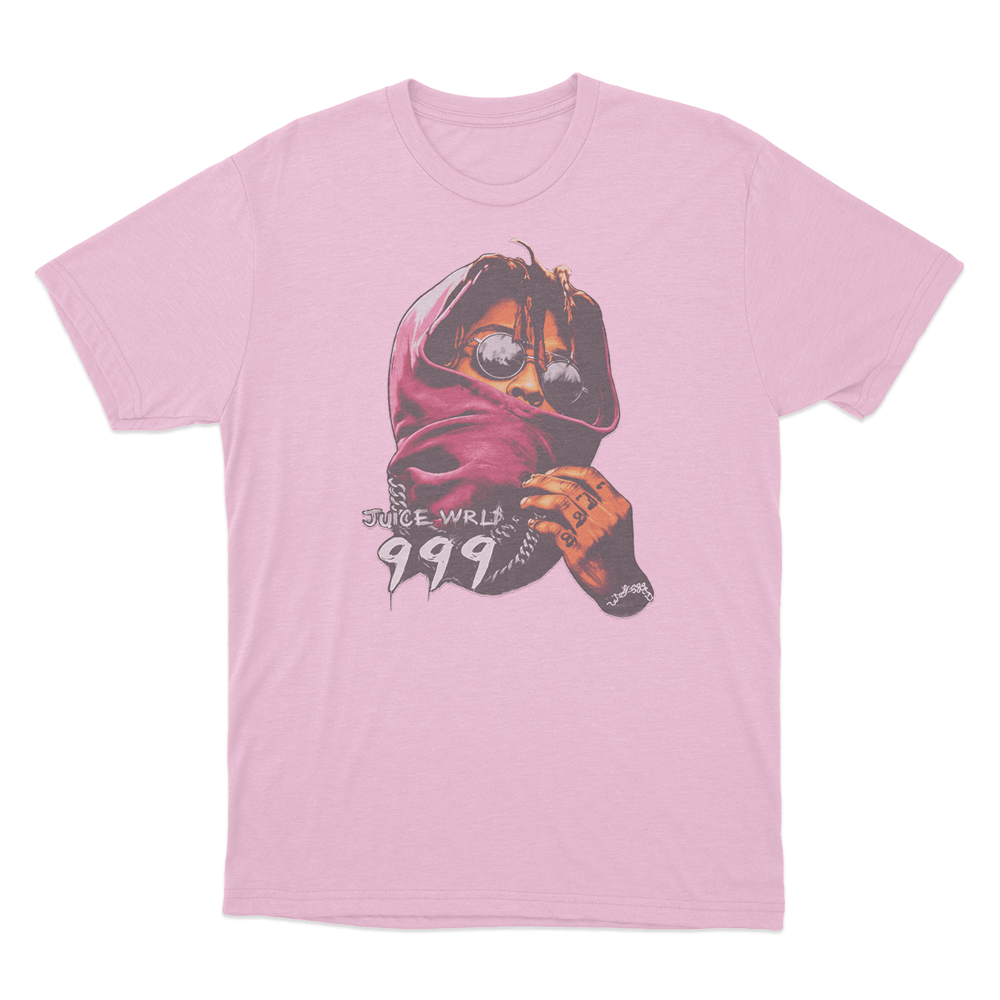 Juice Wrld ’999’ Unisex T Shirt Pink Juice Wrld 999 Unisex T Shirt Pink 1