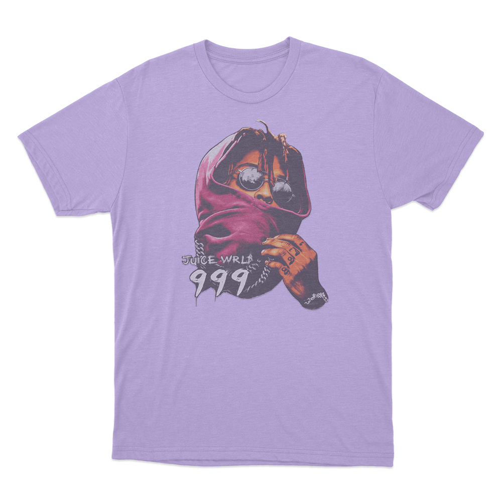 Juice Wrld ’999’ Unisex T Shirt Purple Juice Wrld 999 Unisex T Shirt Purple 1