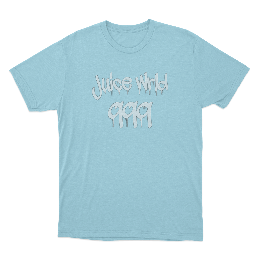 Juice Wrld 999 Unisex T Shirt Sky Blue Juice Wrld 999 Unisex T Shirt Sky Blue