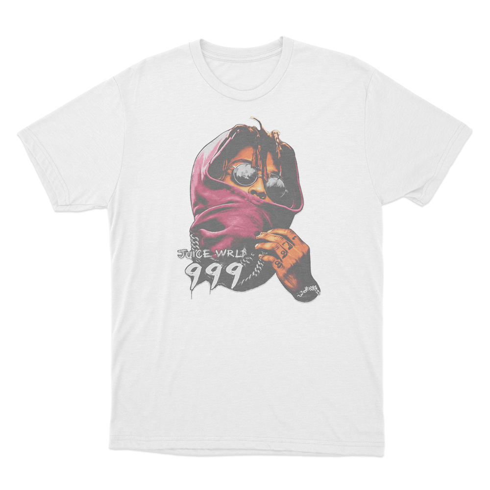 Juice Wrld ’999’ Unisex T Shirt White Juice Wrld 999 Unisex T Shirt White 1