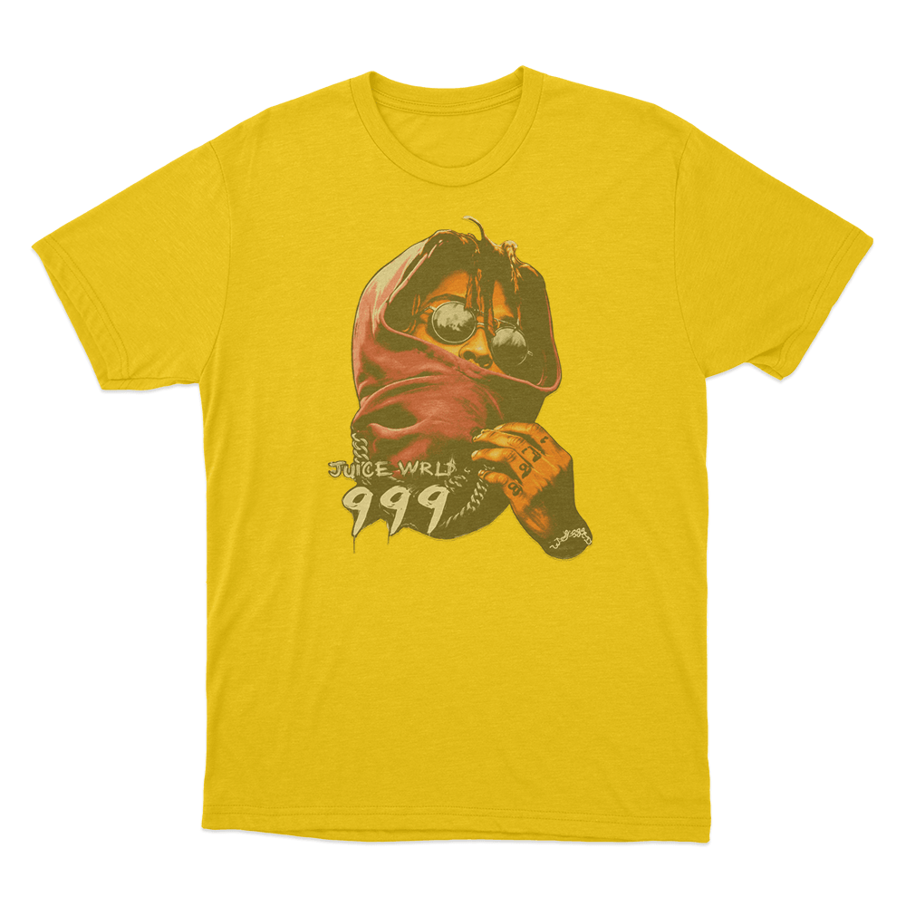 Juice Wrld ’999’ Unisex T Shirt Yellow Juice Wrld 999 Unisex T Shirt Yellow 1