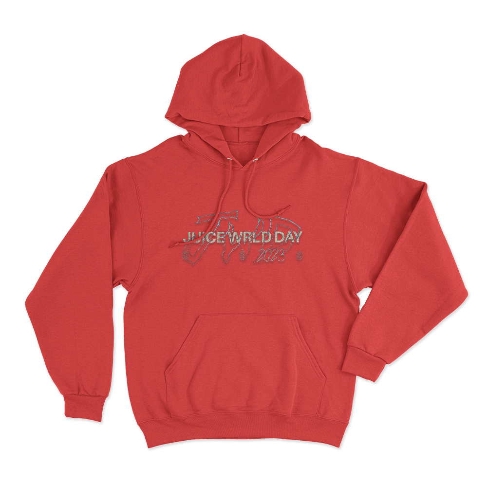 Juice Wrld Encore Unisex Hoodie Red Juice Wrld Encore Unisex Hoodie Red