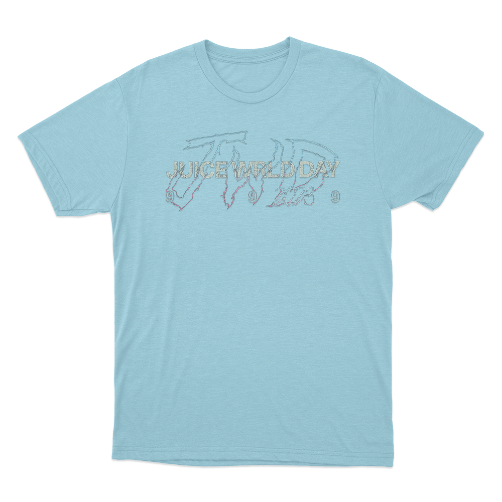 Juice Wrld Encore Unisex T Shirt Sky Blue Juice Wrld Encore Unisex T Shirt Sky Blue