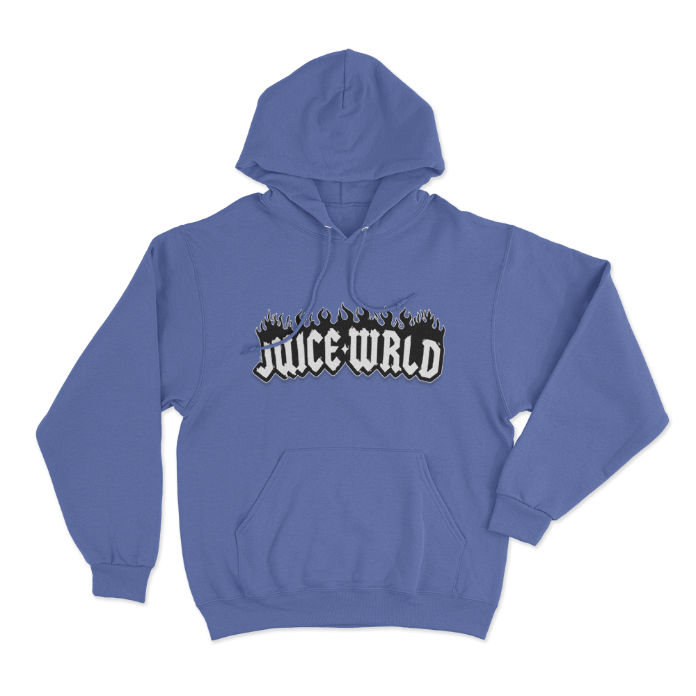 Juice Wrld Unisex Hoodie Blue Juice Wrld Unisex Hoodie Blue