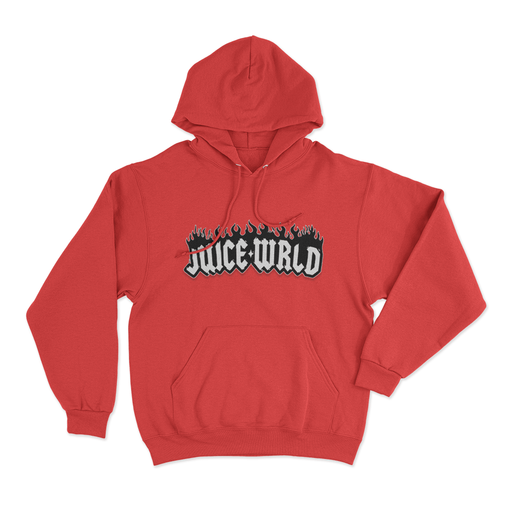 Juice Wrld Unisex Hoodie Red Juice Wrld Unisex Hoodie Red